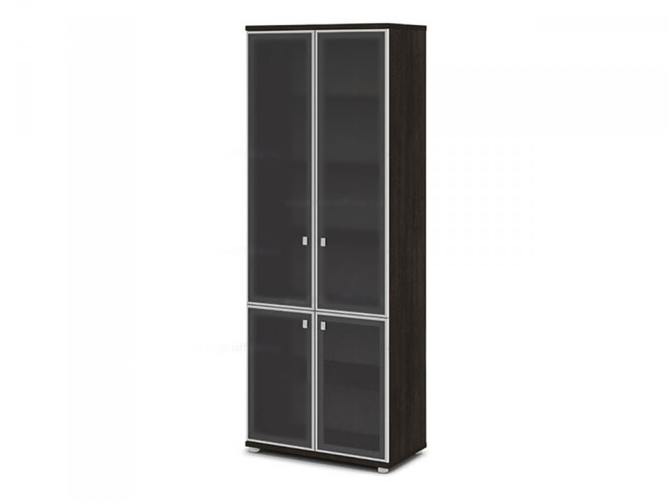 Мебель для офиса Vasanta V-612 Шкаф со стеклом в алюминиевом профиле