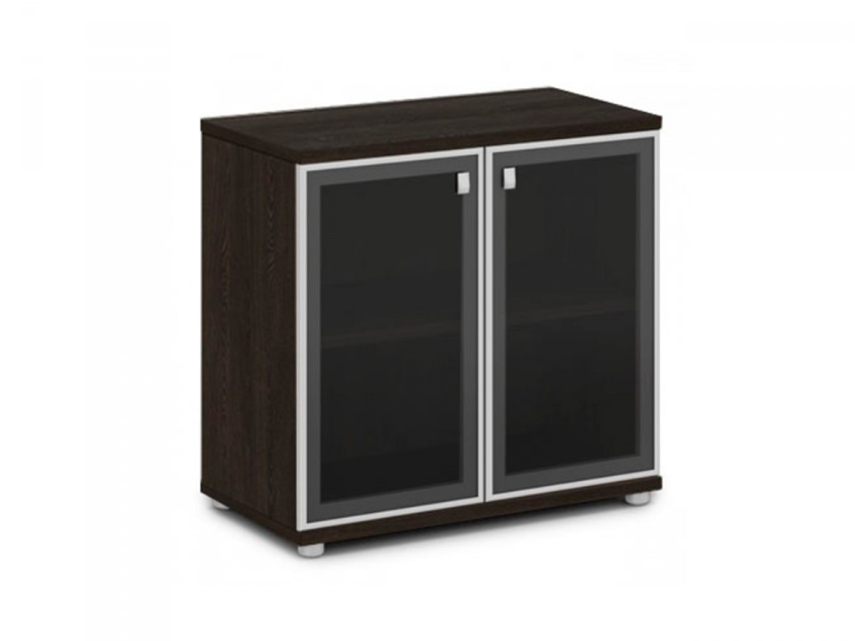 Мебель для офиса Vasanta V-652 Шкаф со стеклом в алюминиевом профиле