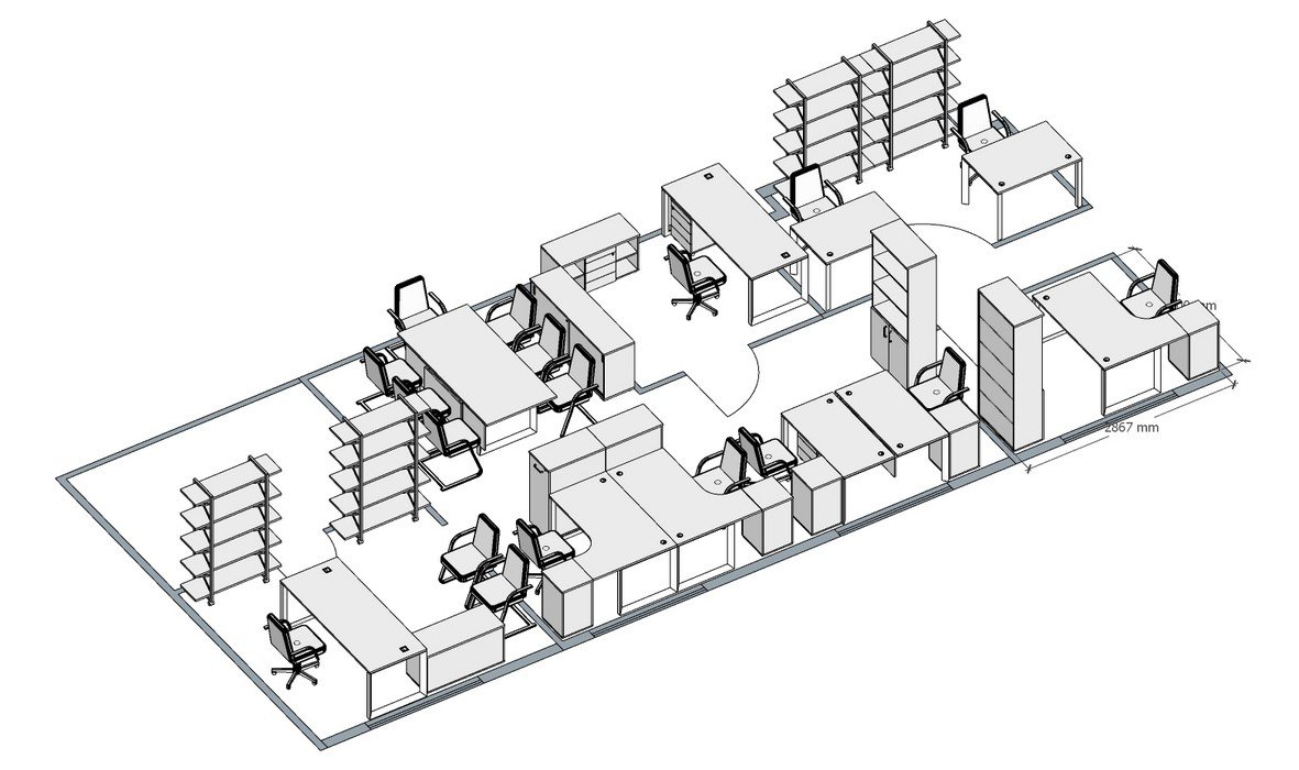 Мебель для персонала ONIX METALL - вид 10